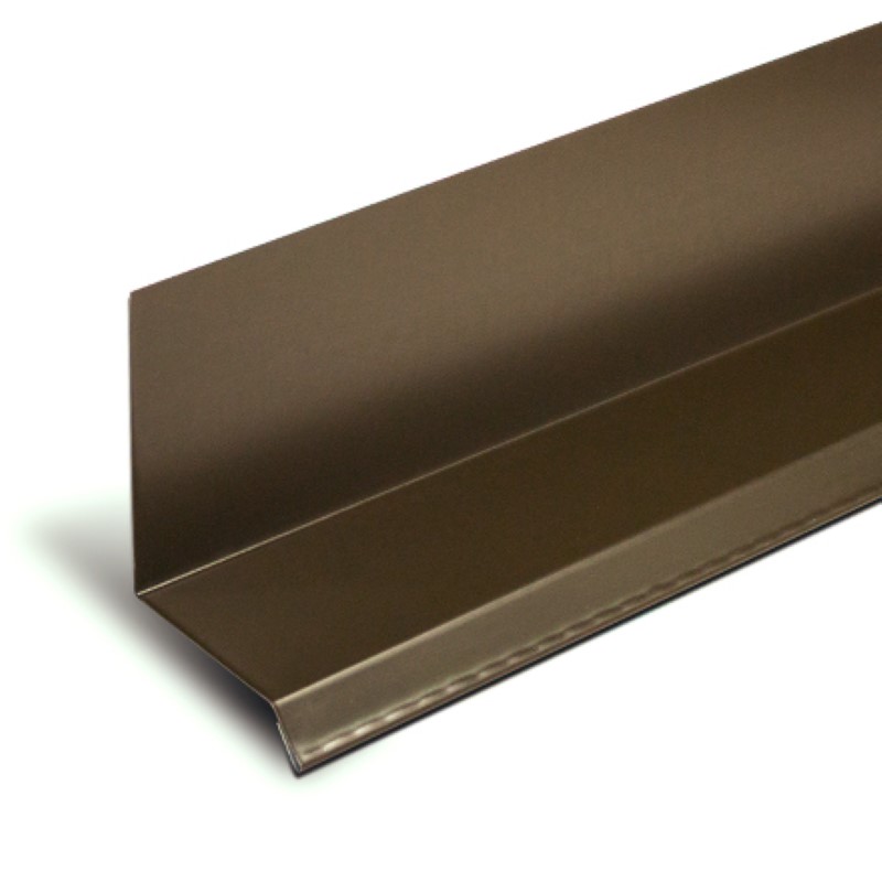 BASE TRIM DRIP EDGE NO RETURN TO WALL x 10'1" for Metal Buildings